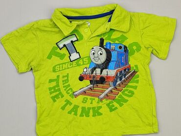 zielona koszulka: T-shirt, 98-104 cm, condition - Good