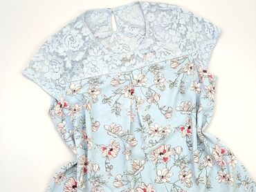 bluzki z bufkami w kwiaty: Bluzka Damska, XL, stan - Idealny