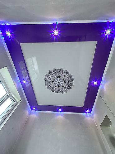 Натяжной потолок: Натяжной потолок,любой сложности,материал самый качественный,есть — 2