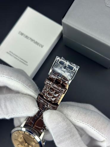 qolba: Yeni, Qol saatı, Emporio Armani, rəng - Qəhvəyi — 6