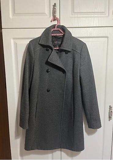 ucuz palto: Palto, Mango, L, XL, rəng - Boz — 2