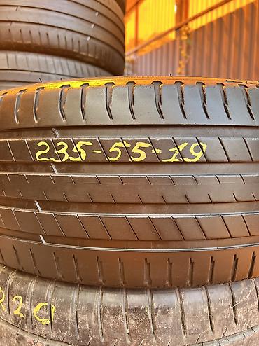 Шины 235 / 55 / R 19, Лето, Б/у, 1 шт, Франция, Michelin