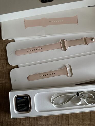 apple watch 7 41: İşlənmiş, Smart saat, Apple, Sensor ekran, rəng - Çəhrayı
