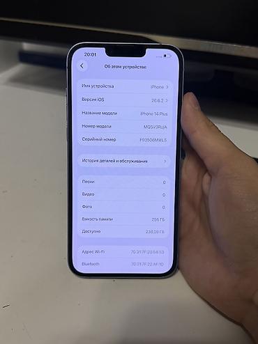 ayfon 14: IPhone 14 Plus, Б/у, 256 ГБ, 78 % — 8
