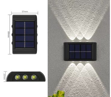 инверторы для солнечных батарей 1 х schuko вход: Новинка!!! Настенный декоративный светильник на солнечной батареи для