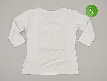 bluzki basic z dekoltem v: T-shirt damski, rozmiar S — 3