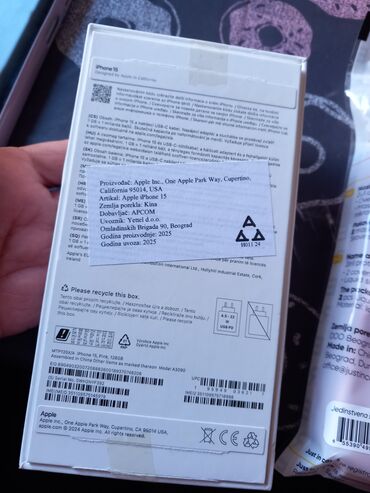 Apple iPhone: Apple iPhone iPhone 15, 128 GB, Roze, Face ID — 8