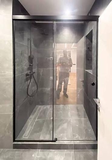 перегородка стекло: 🚿 Душевые перегородки под ключ От замера до установки — полный цикл — 2