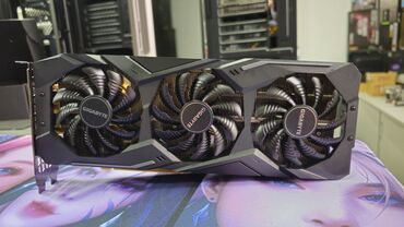 Видеокарты: Видеокарта, Б/у, Gigabyte, GeForce RTX, 8 ГБ, Для ПК