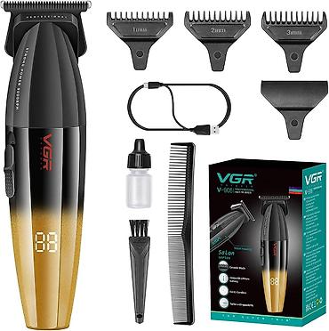 vgr uz qirxan: №: 13109 Məhsulun adı: Saç qırxan maşın VGR V-906 Black/Gold, premium — 1