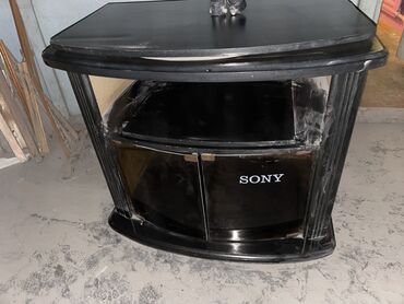 тумбочку под телевизор черная: Тумба Под телевизор, Без зеркала, Б/у