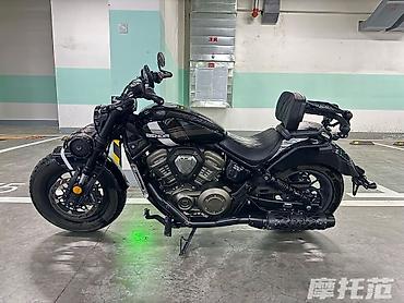 мотоцикл benda: Benda Dark Flag 500 (BD500) – мощный городской круизер в чёрном цвете — 2