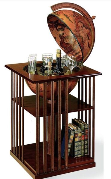 мебели для офиса: Г. Ош. Угловой бар - глобус в классическом стиле. Сделан из