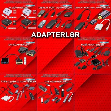 iphone komputer: Adapterlər 🚚Metrolara və ünvana çatdırılma var, ❗ÖDƏNİŞLİDİR❗