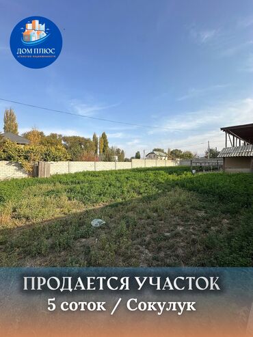 продается орошаемая земля в жайылско районе алтыр будёновка 5 40 гектар цена договорная с довой проблем нету оформление сразу: 5 соток, Курулуш