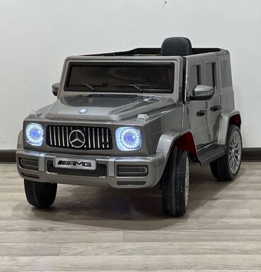 uşaqlar ucun maşın: Uşaq maşını Mercedes Benz Galendwagen G63 Əsl Parlaq Maşın boyası!