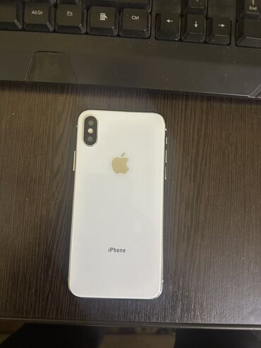 Apple iPhone: IPhone X, Б/у, 32 ГБ, Белый, 90 %