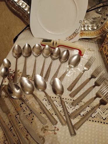 Kurtkalar: Məhsul: Çay-servis və süfrə dəsti + metal çəngəl-bıçaq-qab-qacaq — 2