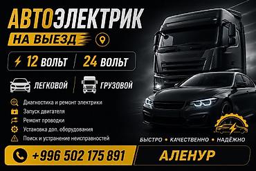 e 303: Автоэлектрик на выезд Формат: выезд к автомобилю. Поддержка 12/24 В — 1