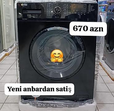 Бытовая техника: Стиральная машина Beko, 7 кг, Новый, Без сушки — 1