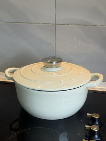 Казаны: Продаю новый чугунный казан smeg при перевозке чуть повредилась краска — 9