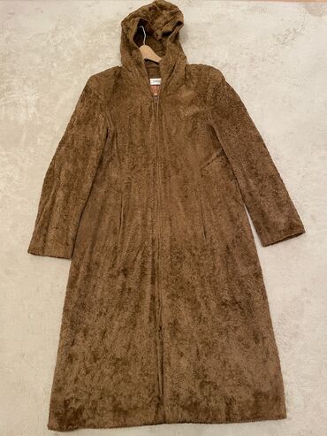 kaput kašmir: XL (EU 42), 2XL (EU 44), With lining, Faux fur, color - Brown