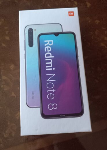 playstation 5 в баку: Xiaomi Redmi Note 8, 64 ГБ, цвет - Белый, 
 Сенсорный, Отпечаток пальца, Две SIM карты