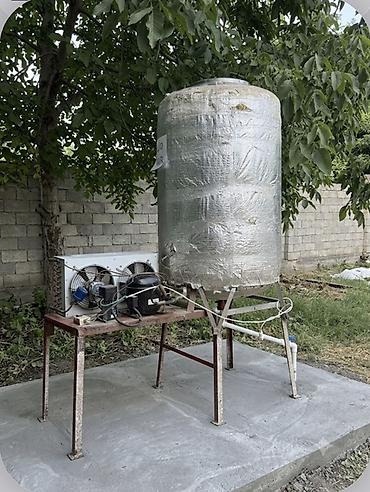 soyuducu marojna: Süd soyutma sistemi – paslanmayan metal çən və kompressor-bloklu — 1