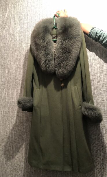 шерстяное пальто: Пальто, Зима, Кашемир