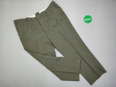Spodnie: Spodnie, 2XL (EU 44), stan - Dobry, wzór - Jednolity kolor, kolor - Zielony