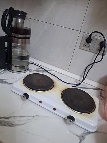 hot 50 pro plus: Elektrik sobası Stolüstü, 2 gözlü, İşlənmiş — 1
