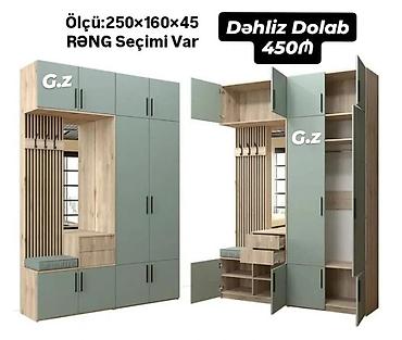divan açilan: Yeni, 2 qapılı, Güzgülü, Rəngli, Açılan, Düz dolab — 1