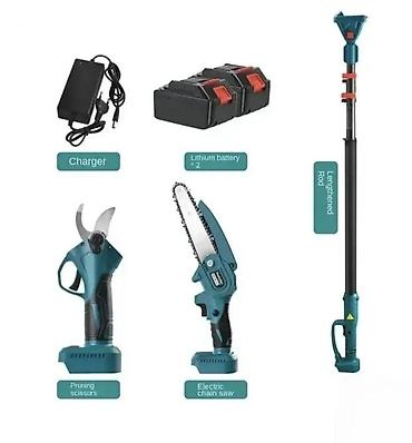 aku testera za drvo: AKUMULATORSKA TELESKOPSKA TESTERA | Makita aku set testera + makaze — 1