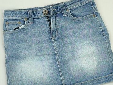 spódniczka biała jeansowa: Спідниця, 13 р., 152-158 см, стан - Хороший
