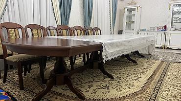расклад: Стол и стул для зала, Б/у, Самовывоз, цвет - Коричневый — 3