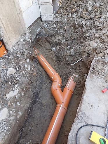 Канализационные работы: Монтаж наружной канализации и дренажа под ключ - Прокладка самотечных — 18