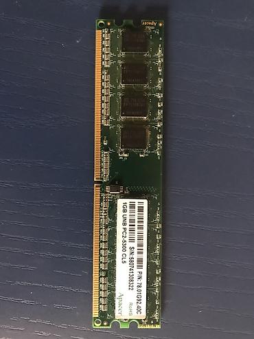 playstation 4 konsollari: Məhsul: DDR2 RAM modul - Brend: Apacer - Tutum: 1 GB - Tip: DDR2 — 1