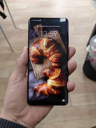 хуавей 6: Huawei P30 Pro, Б/у, 128 ГБ, цвет - Черный, 1 SIM