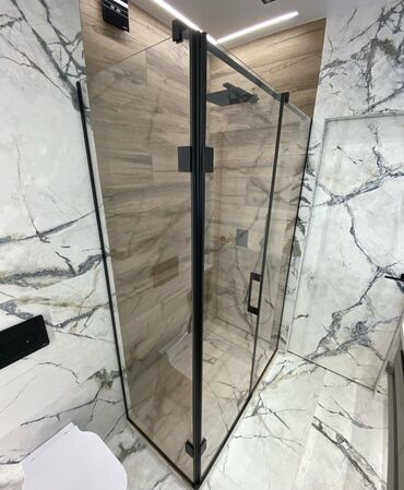 Душевые перегородки и ограждения: ДУШЕВЫЕ ПЕРЕГОРОДКИ! Основная характеристика: - Закалённое стекло — 5