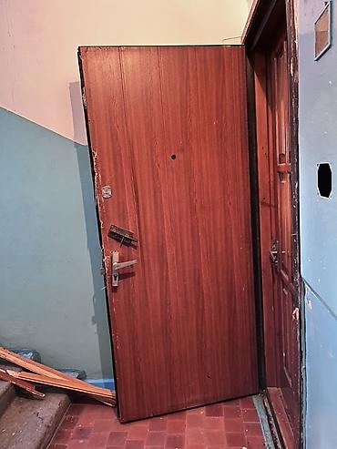 ешик темир: Үйлөр жана батирлер үчүн эшик, Металлдан, Бир эшиктүү, түсү - Күрөң — 4