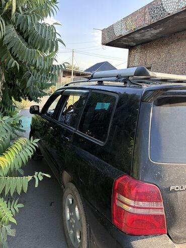 тойота королла кросс бишкек: Черный внедорожник Toyota Highlander с дополнительным багажником на