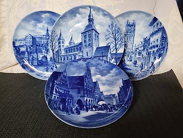 plasticni stepenik: Novi nemacki tanjiri za na zid iz 70ih.godina. Berlin porcelan,novi — 1