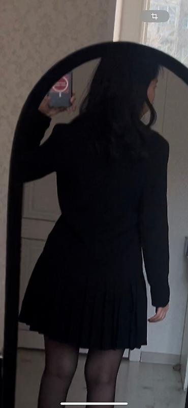 Повседневные платья: Повседневное платье, Корея, Осень-весна, Короткая модель, Полиэстер, Платье-пиджак, M — 4