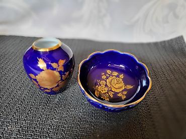 posta kula: Vaza i cinija novi,KPM porcelan 1950g+ Bavaria. Set porcelan,pravi — 2