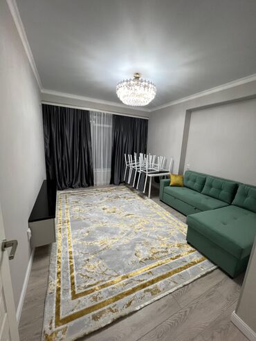 джал 15 ихлас: 2 комнаты, 64 м², Элитка, 11 этаж, Евроремонт