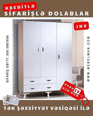 mebelman: Dolablar sifarişlə | Tək vəsiqə ilə Kreditlə Dolabları indi kreditlə — 6
