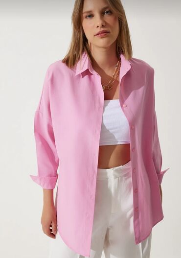 Рубашки и блузы: M (EU 38), цвет - Розовый