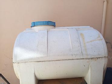 Baklar və çənlər: Plastik su çəni – ANTALYA markası, 500 litr - Həcm: 500 L (korpus — 2