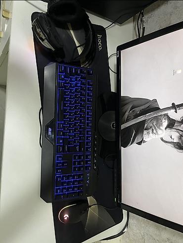 komputer setup: KOMPLEKT SATILIR! Üstündə verilir; Benq manitor 2E Klavyatura(Makrolu) — 2