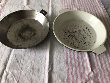 набор посуды бу: Карабалта Сковородки стальная-диаметр